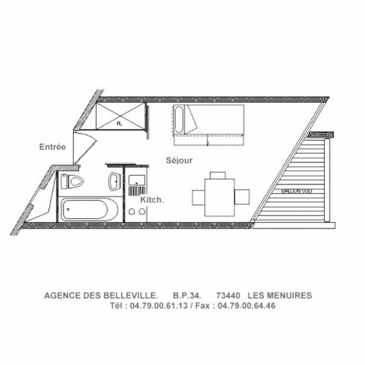 Residence Caron - Studio Lumineux - Depart Et Retour Skis Aux Pieds - Balcon Mae-2734 Saint-Martin-de-Belleville Exterior photo